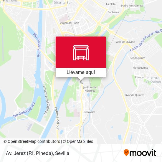 Mapa Av. Jerez (P.I. Pineda)