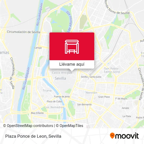 Mapa Plaza Ponce de Leon