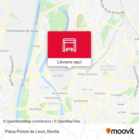 Mapa Plaza Ponce de Leon