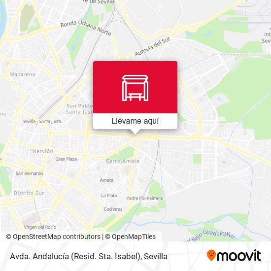 Mapa Avda. Andalucía (Resid. Sta. Isabel)