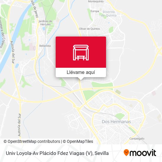 Mapa Univ Loyola-Av Plácido Fdez Viagas