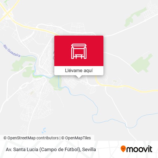 Mapa Av. Santa Lucía (Campo de Fútbol)