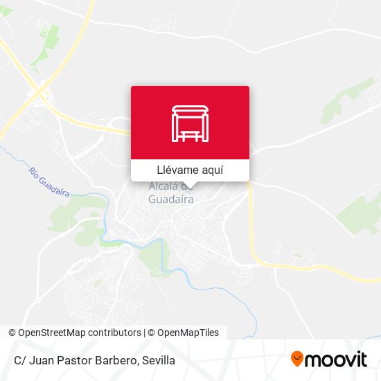 Mapa C/ Juan Pastor Barbero