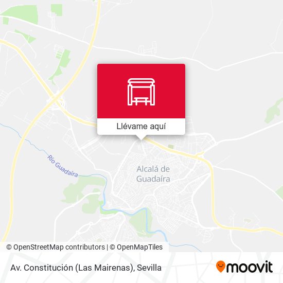 Mapa Av. Constitución (Las Mairenas)