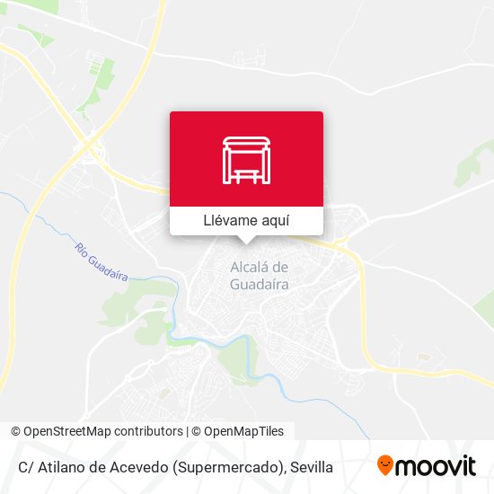 Mapa C/ Atilano de Acevedo (Supermercado)