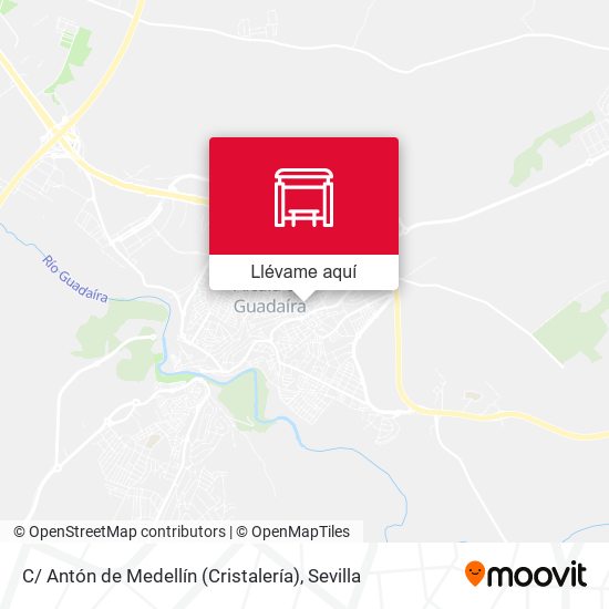 Mapa C/ Antón de Medellín (Cristalería)
