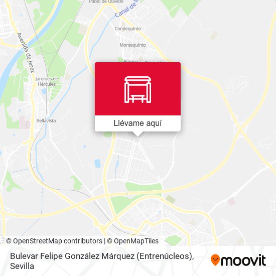 Mapa Bulevar Felipe González Márquez (Entrenúcleos)