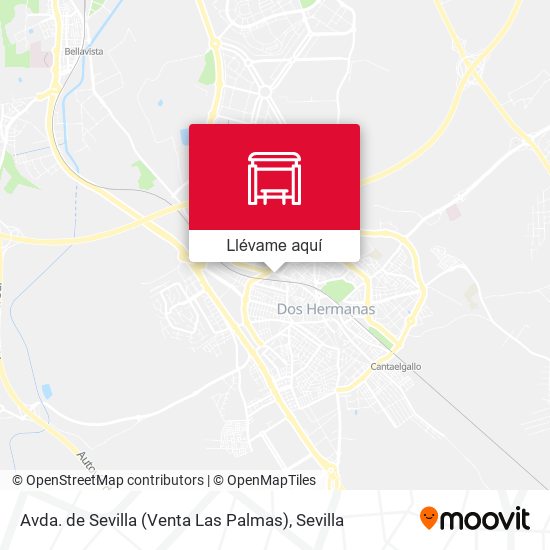Mapa Avda. de Sevilla (Venta Las Palmas)