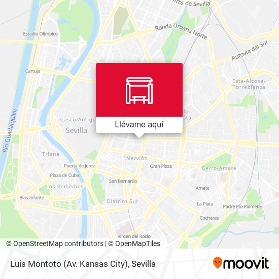 Mapa Luis Montoto (Av. Kansas City)