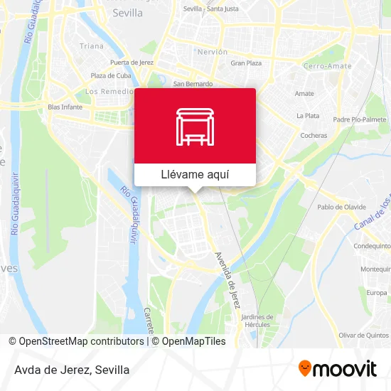 Mapa Avda de Jerez