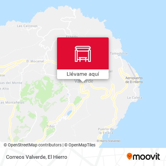 Mapa Correos Valverde