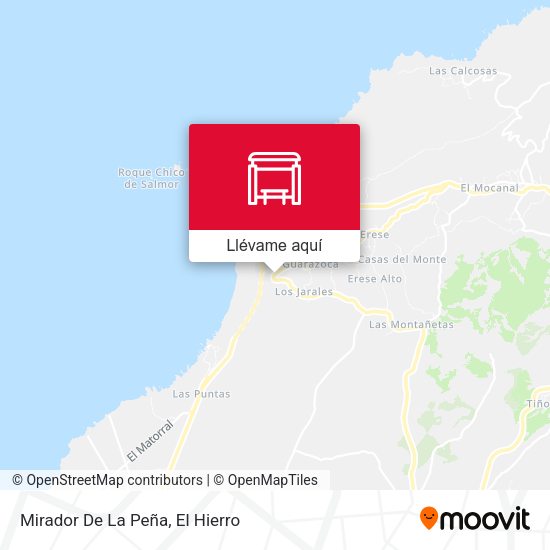 Mapa Mirador De La Peña
