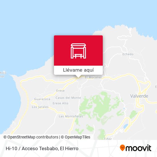 Mapa Hi-10 / Acceso Tesbabo