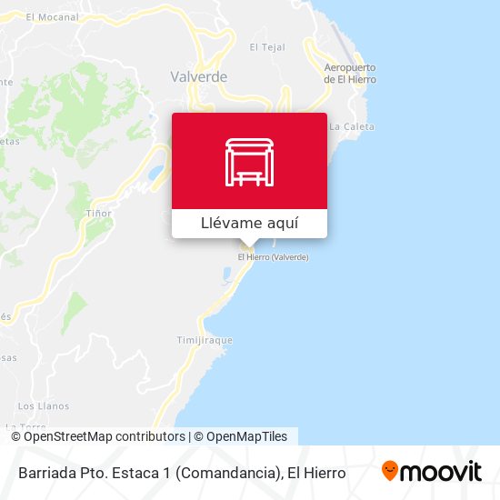 Mapa Barriada Pto. Estaca 1 (Comandancia)