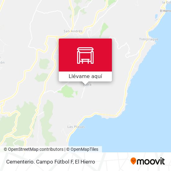Mapa Cementerio. Campo Fútbol F