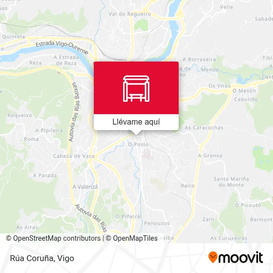 Mapa Rúa Coruña