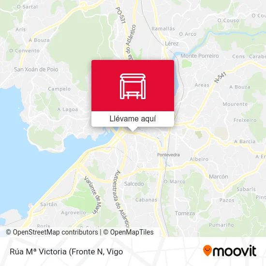 Mapa Rúa Mª Victoria