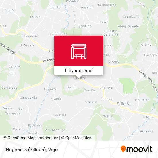 Mapa Negreiros (Silleda)
