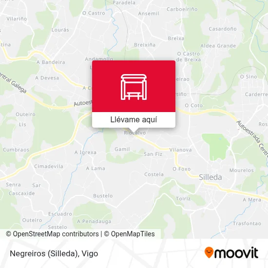Mapa Negreiros (Silleda)