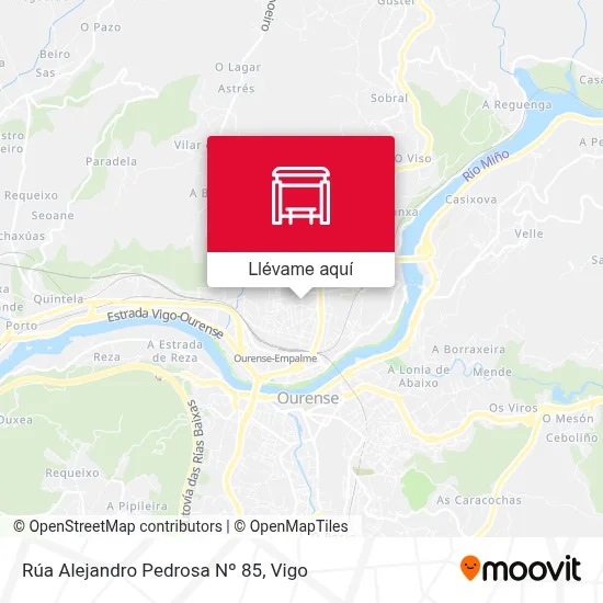 Mapa Rúa Alejandro Pedrosa Nº 85