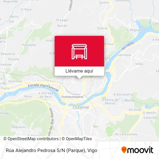 Mapa Rúa Alejandro Pedrosa S / N (Parque)