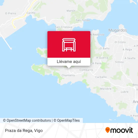 Mapa Praza da Rega