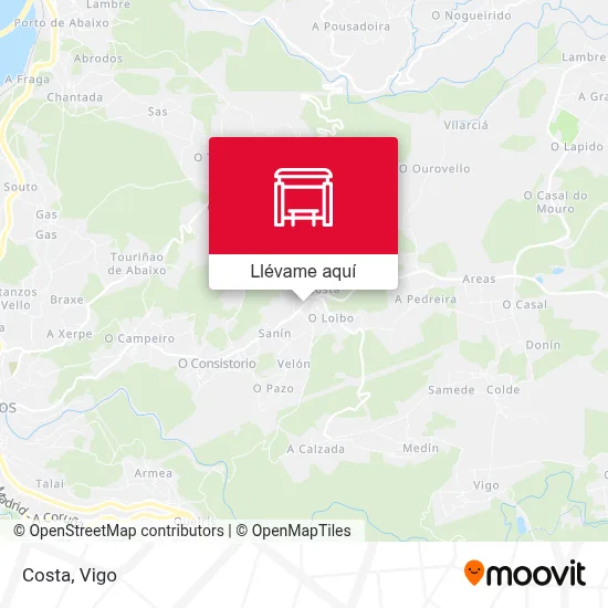 Mapa Costa