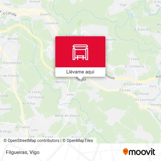 Mapa Filgueiras