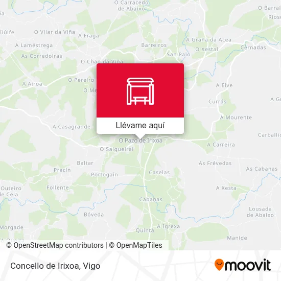 Mapa Concello de Irixoa
