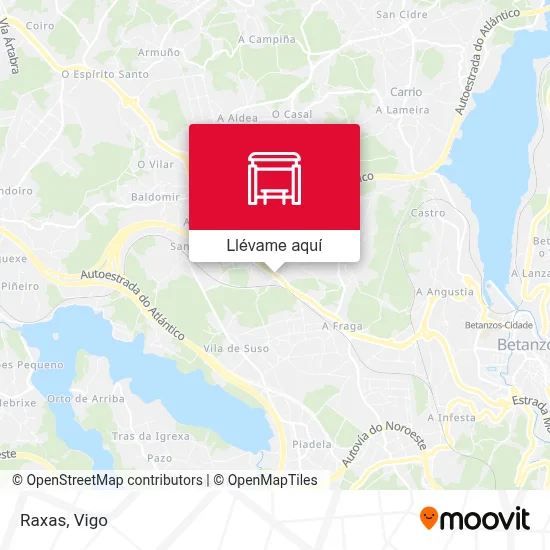 Mapa Raxas