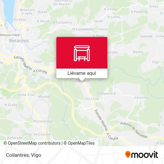 Mapa Collantres