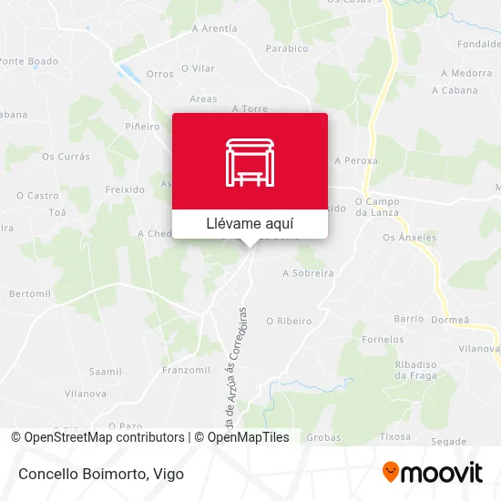 Mapa Concello Boimorto