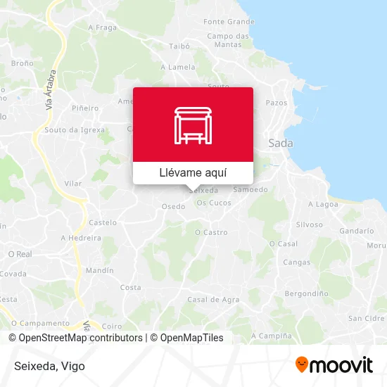Mapa Seixeda