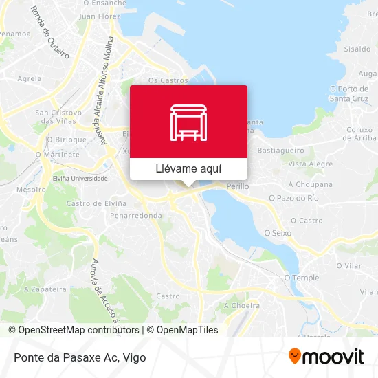 Mapa Ponte da Pasaxe Ac
