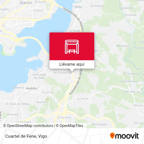 Mapa Cuartel de Fene