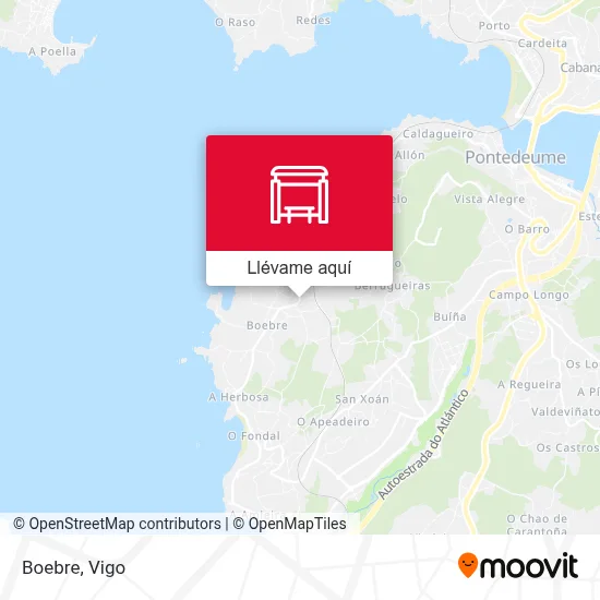 Mapa Boebre