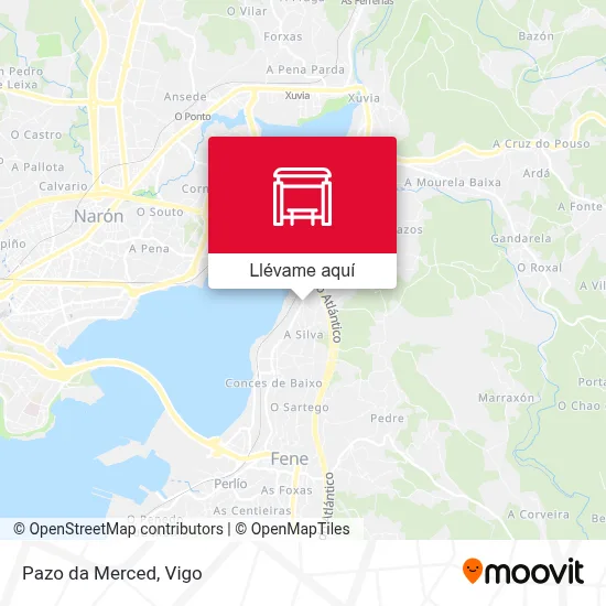 Mapa Pazo da Merced