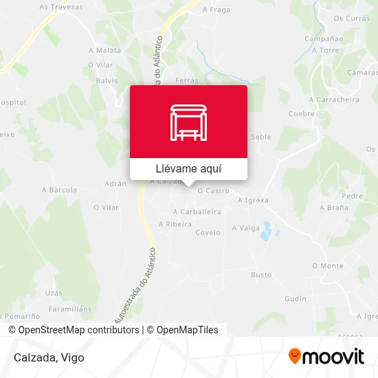Mapa Calzada
