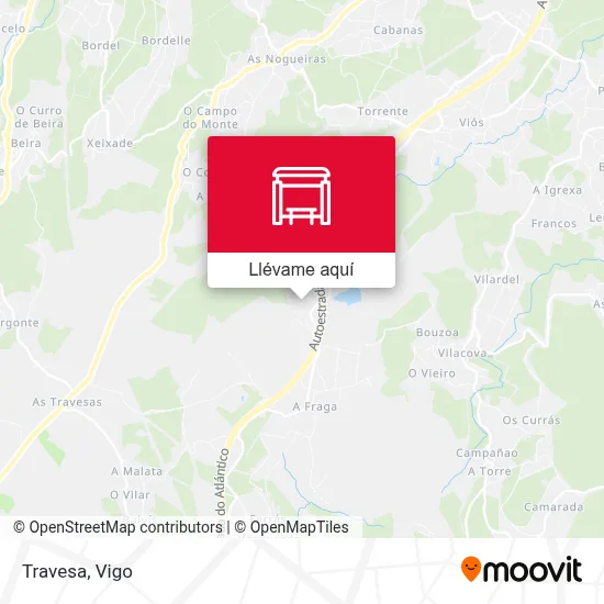 Mapa Travesa