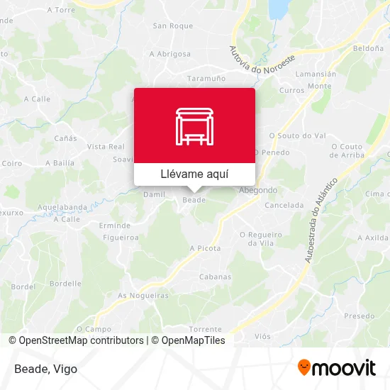 Mapa Beade