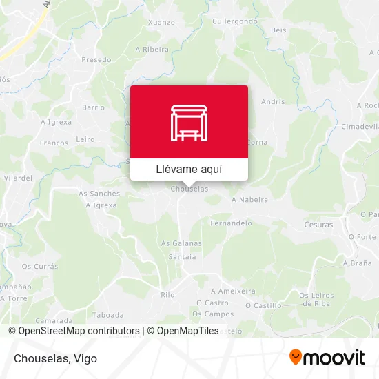 Mapa Chouselas