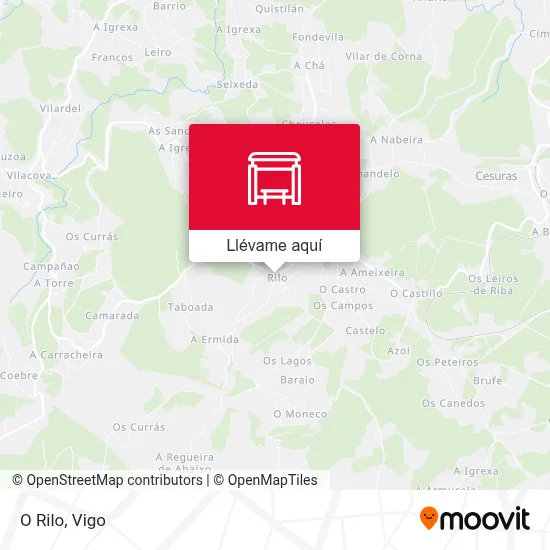 Mapa O Rilo