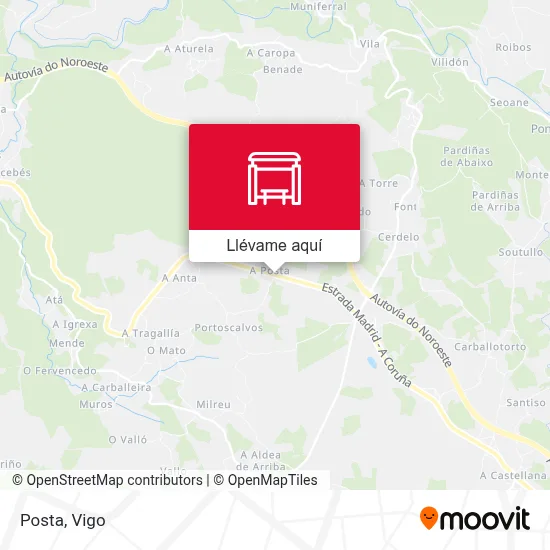 Mapa Posta