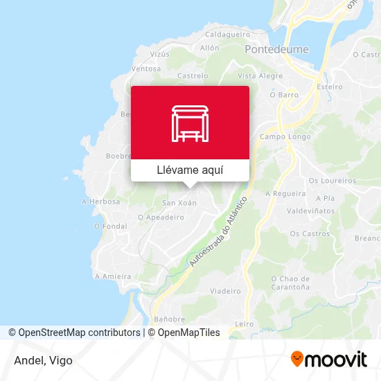 Mapa Andel