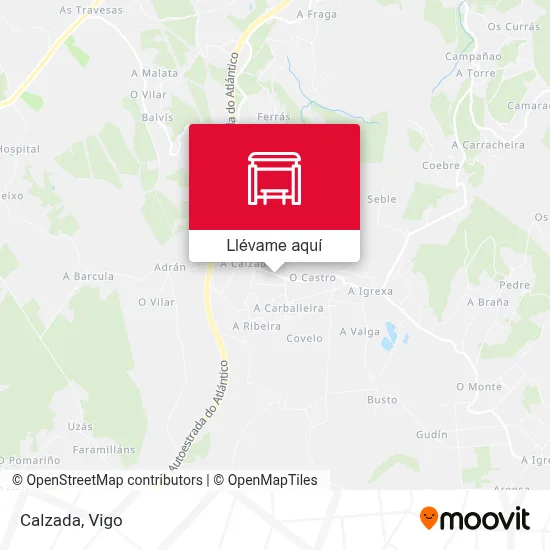Mapa Calzada
