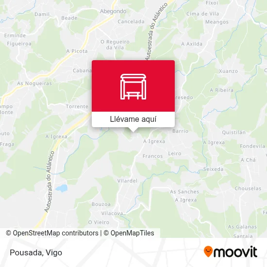 Mapa Pousada
