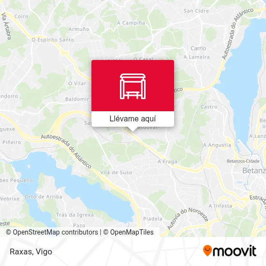 Mapa Raxas