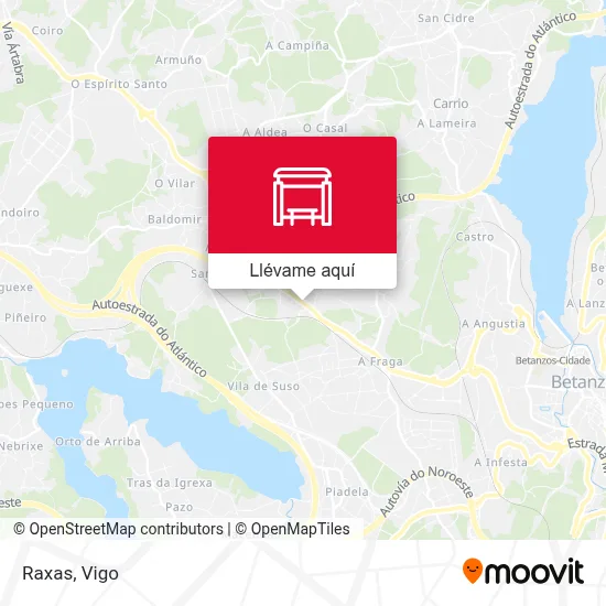 Mapa Raxas