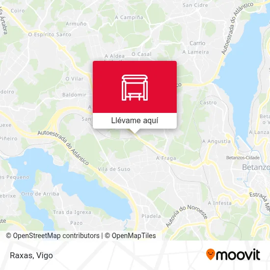 Mapa Raxas