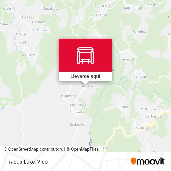 Mapa Fragas-Laxe